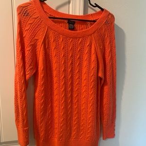 Comfy orange sweater from Rue21